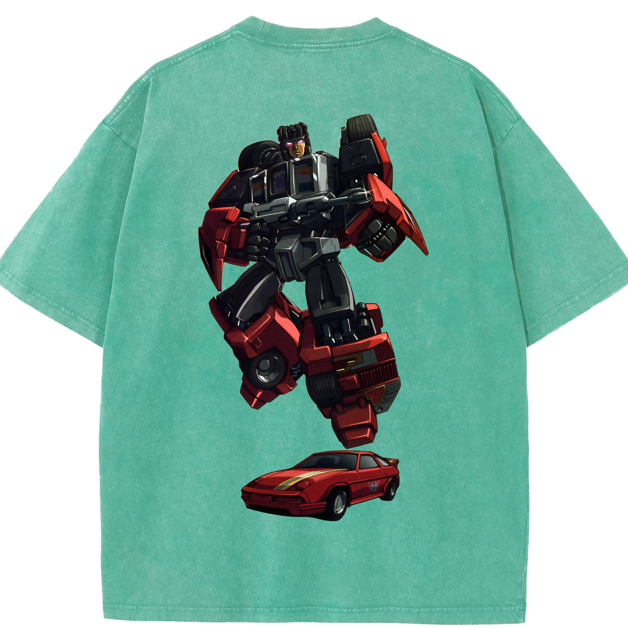 （画像用）  綿100% ヴィンテージ風 半袖Tシャツ（背面プリント）